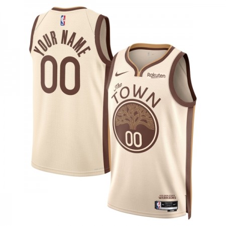 Camiseta Hombre NBA Golden State Warriors Personalizadas 2025-26 Nike City Edition Blanco Swingman